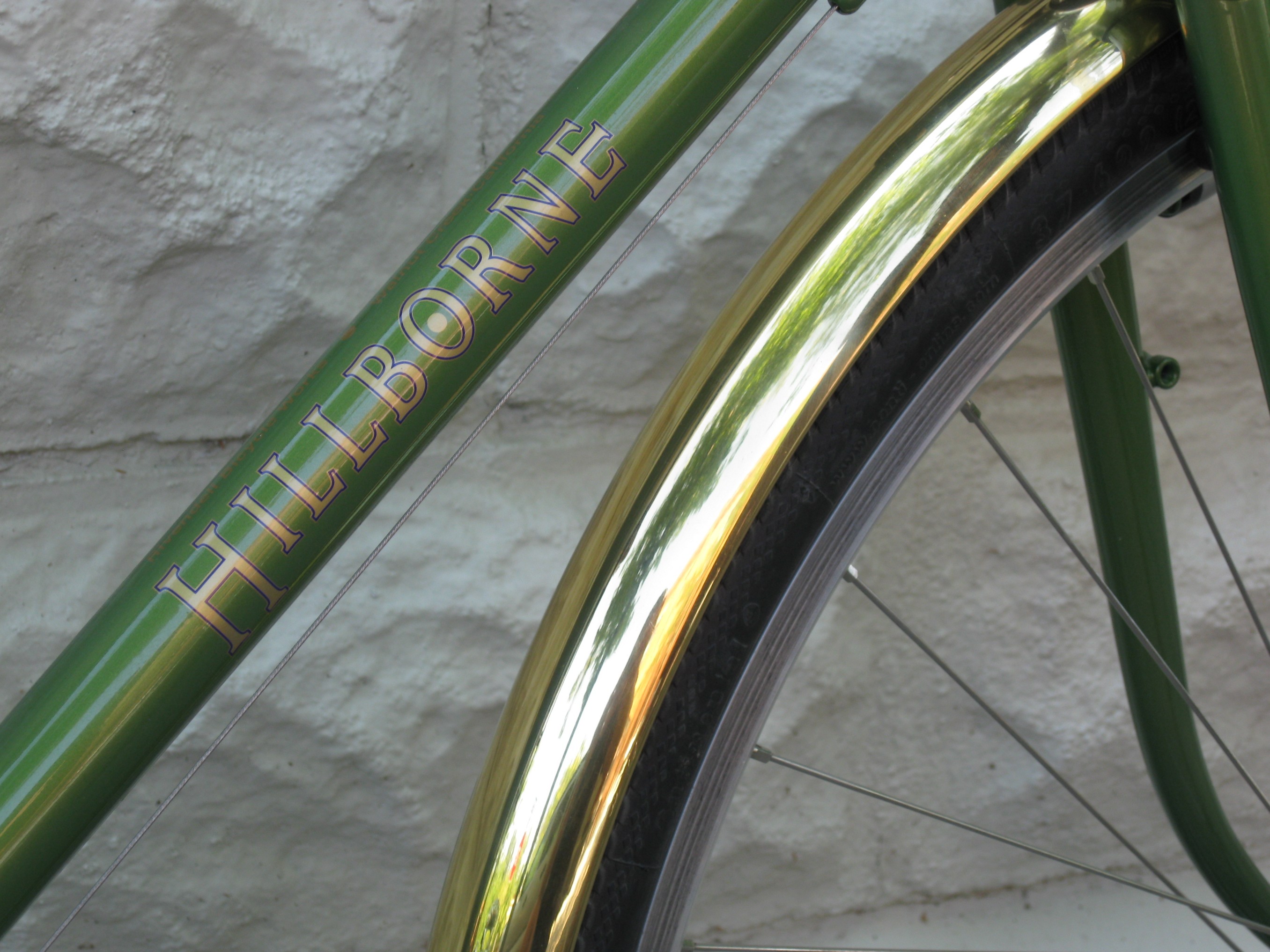 brass bike fenders