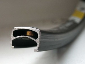cross section of aluminum rim