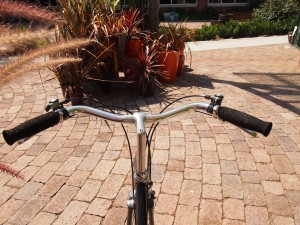 Ahearne/Map handlebars form rider's perspective