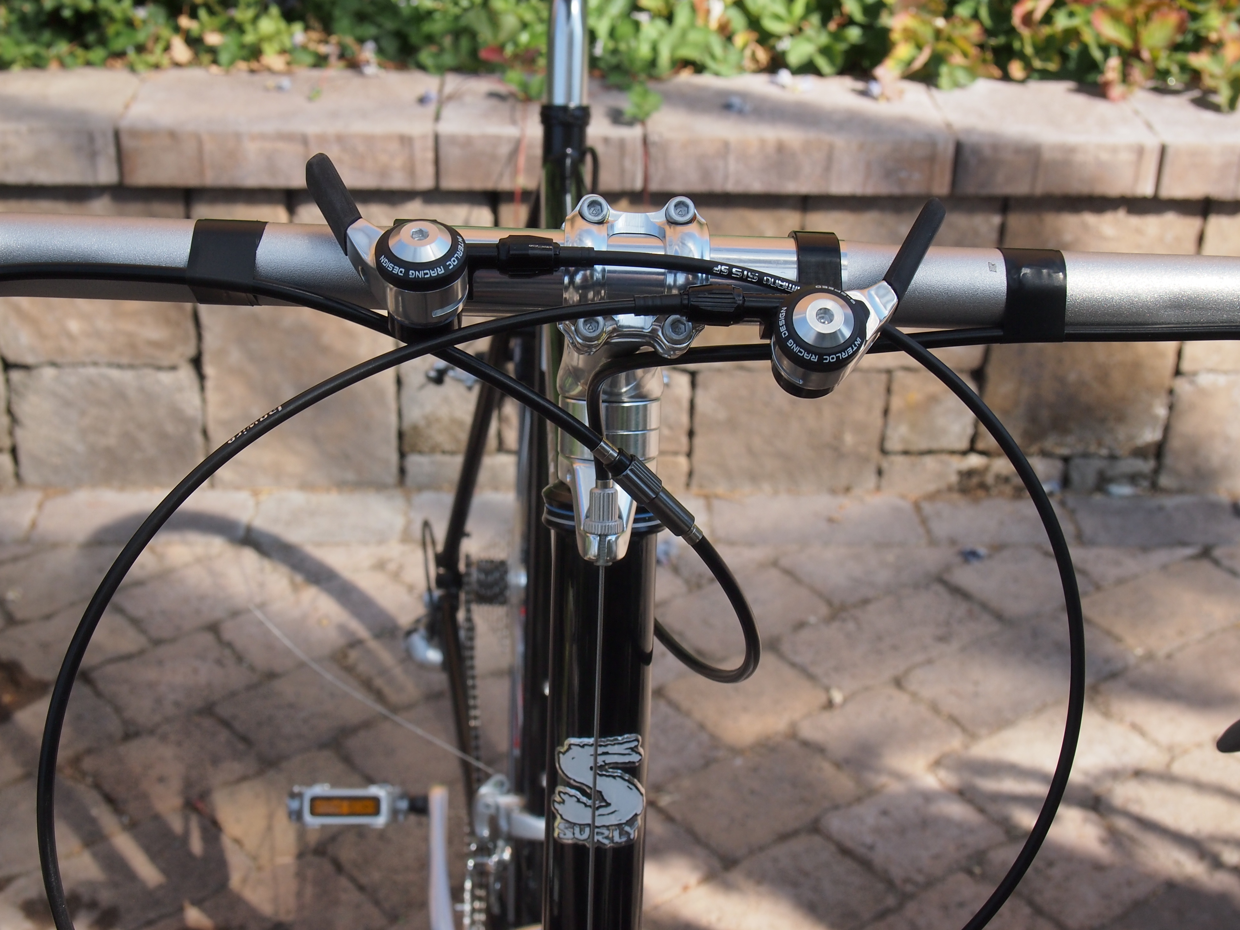 trigger shifters on drop bars
