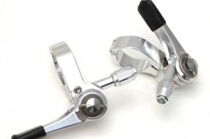 Top mount thumb shifters