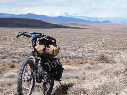 bike in desert