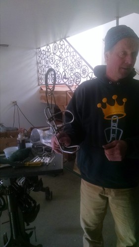 Ron with a bottle cage