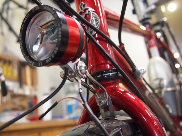 bike fork light mount