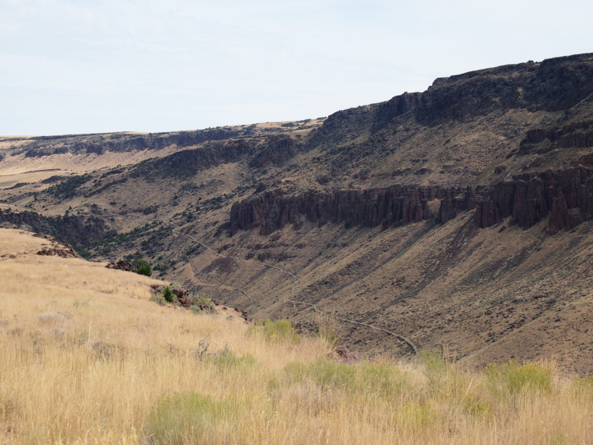 Road out of canyon