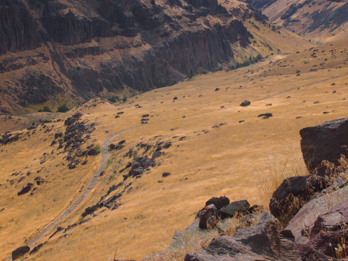 Bicycle in the canyon